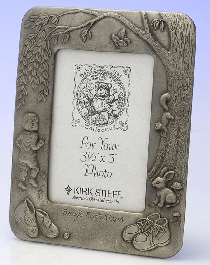 Pewter Hollowware Frame Holds 3 1/2" X 5" by Kirk Stieff-1