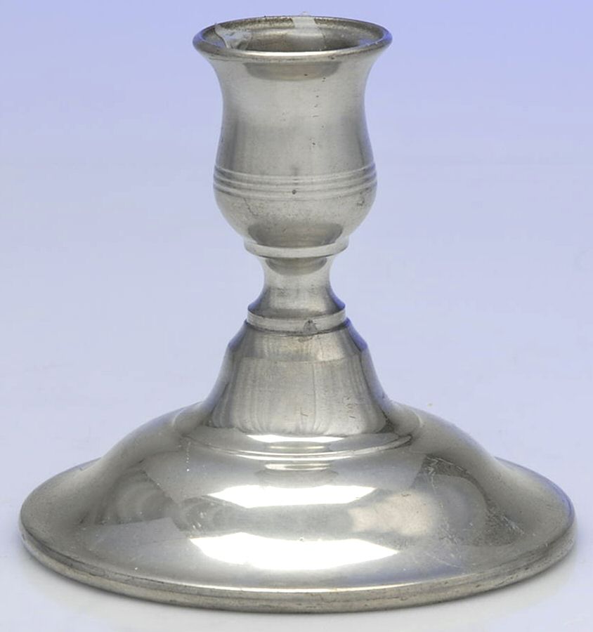Pewter Hollowware 3" Console Candleholder by Kirk Stieff-1