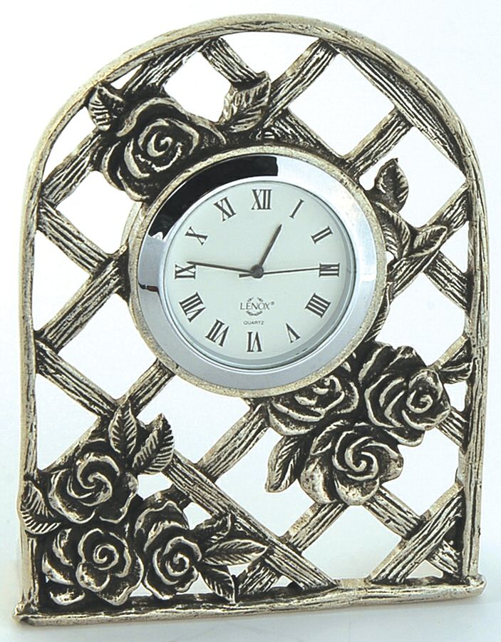 Pewter Clocks Clock by Kirk Stieff-1