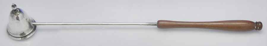 Sterling Hollowware Sterling Candle Snuffer with Wooden Handle by Kirk Stieff-1