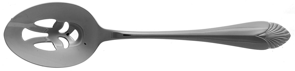 Morning Glow (Stainless) Pierced Tablespoon (Serving Spoon) by Kirk Stieff-1
