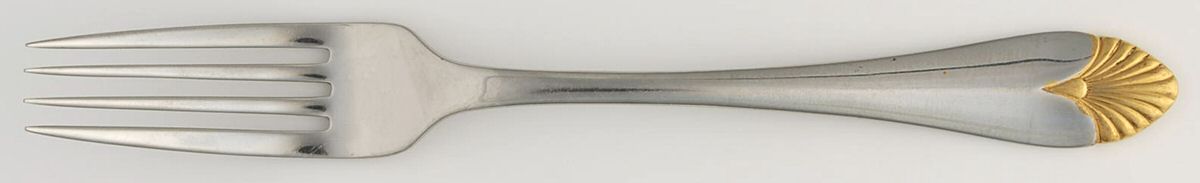 Morning Glow Gold (Stainless, Gold Accent) Fork by Kirk Stieff-1