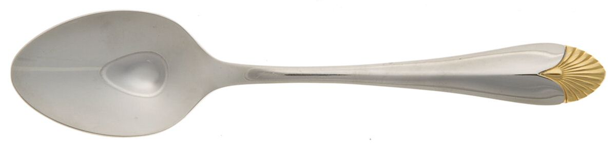 Morning Glow Gold (Stainless, Gold Accent) Teaspoon by Kirk Stieff-1