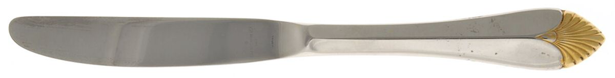 Morning Glow Gold (Stainless, Gold Accent) Modern Hollow Knife by Kirk Stieff-1