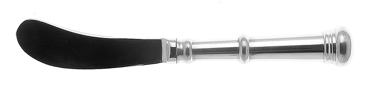 Old Annapolis (Pewter) Butter Spreader Hollow Hdl-Paddle/Stainless Blade by Kirk Stieff-1