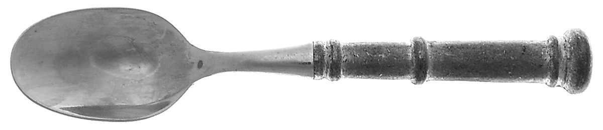 Old Annapolis (Pewter) Hollow Handle Teaspoon by Kirk Stieff-1