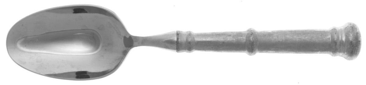 Old Annapolis (Pewter) Hollow Handle Tablespoon (Serving Spoon) by Kirk Stieff-1