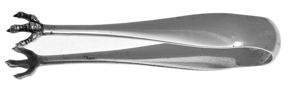 Old Maryland-Plain (Sterling, 1850) Large Sugar Tongs by Kirk Stieff-1