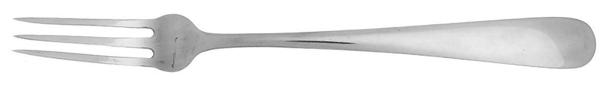 Old Maryland-Plain (Sterling, 1850) Individual Solid Fruit Fork by Kirk Stieff-1