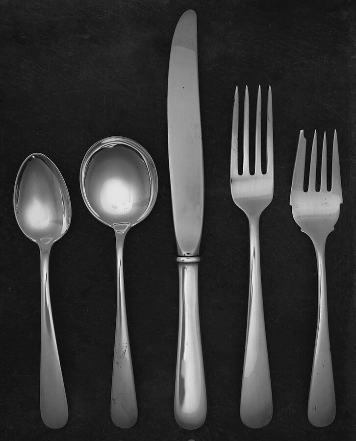 Old Maryland-Plain (Sterling, 1850) 40 Piece Estate Set by Kirk Stieff-1
