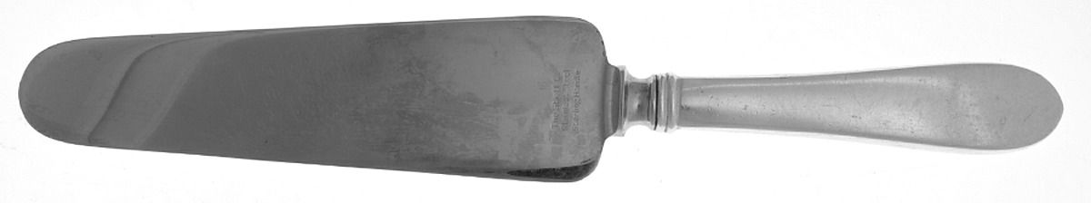 Old Maryland-Plain (Sterling, 1850) Cake Knife with Stainless Blade by Kirk Stieff-1