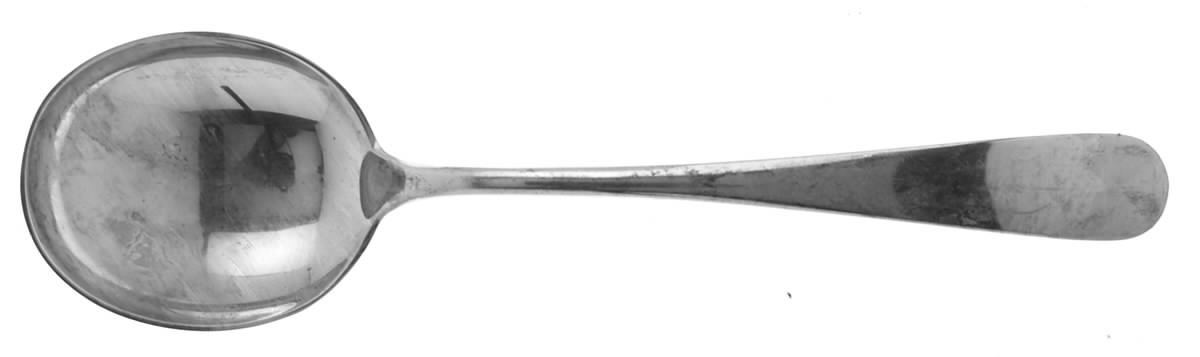 Old Maryland-Plain (Sterling, 1850) Round Bowl Soup Spoon (Cream Soup) by Kirk Stieff-1