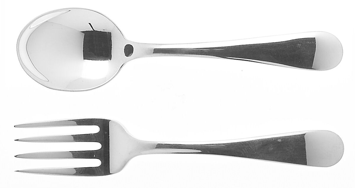 Old Maryland-Plain (Sterling, 1850) 2 Pc Baby Set (BF, BS) by Kirk Stieff-1