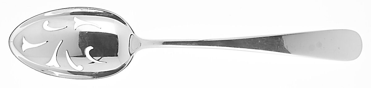 Old Maryland-Plain (Sterling, 1850) Pierced Tablespoon (Serving Spoon) by Kirk Stieff-1
