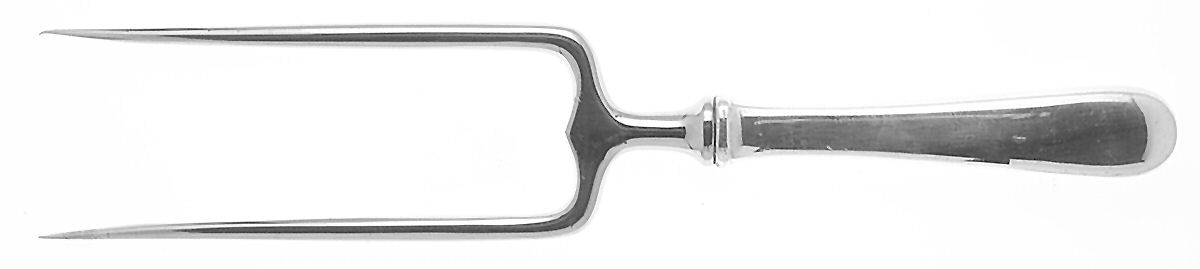 Old Maryland-Plain (Sterling, 1850) Large Joint/Roast Holder Fork by Kirk Stieff-1