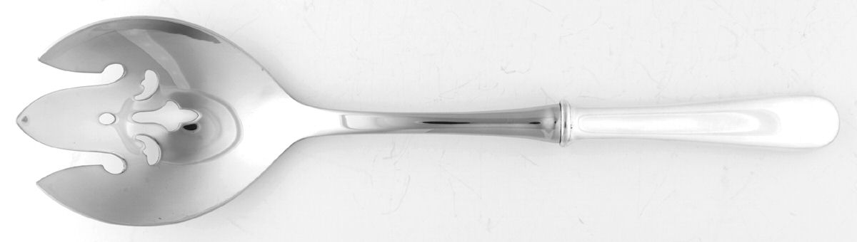 Old Maryland-Plain (Sterling, 1850) Salad Serving Fork with Stainless Prongs by Kirk Stieff-1