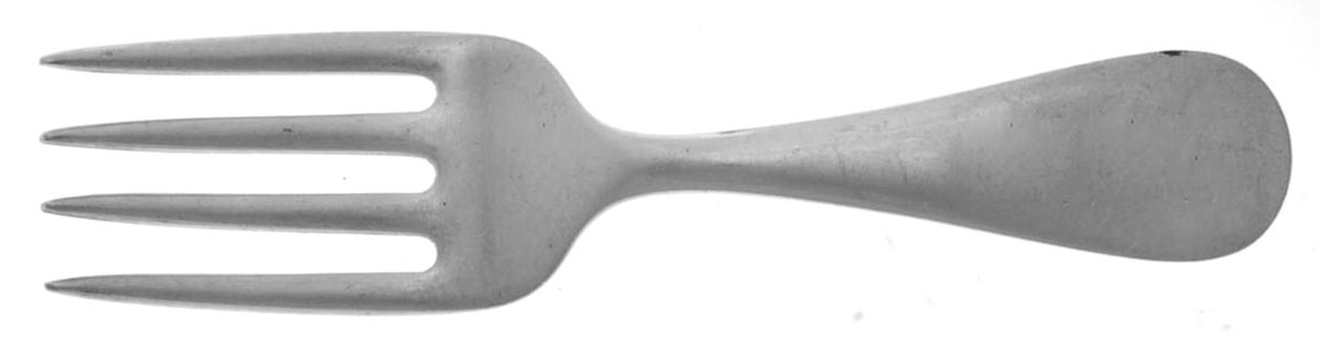 Old Maryland-Plain (Sterling, 1850) Small Baby Fork by Kirk Stieff-1