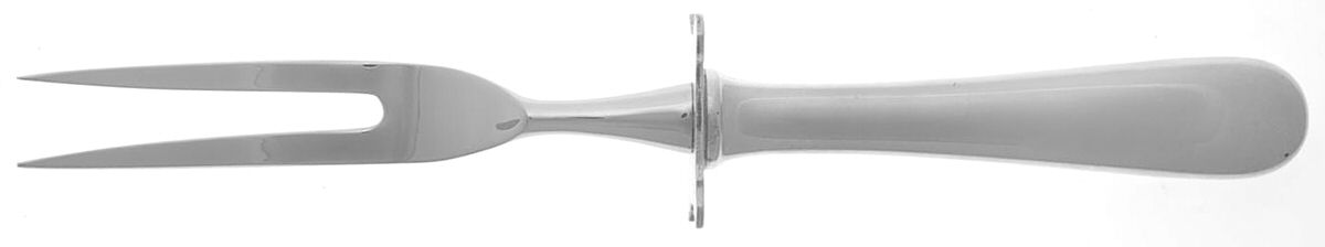 Old Maryland-Plain (Sterling, 1850) Small Carving Fork W/Sterling Guard by Kirk Stieff-1