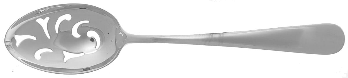 Old Maryland-Plain (Sterling, 1850) Pierced Tablespoon (Serving Spoon) by Kirk Stieff-1