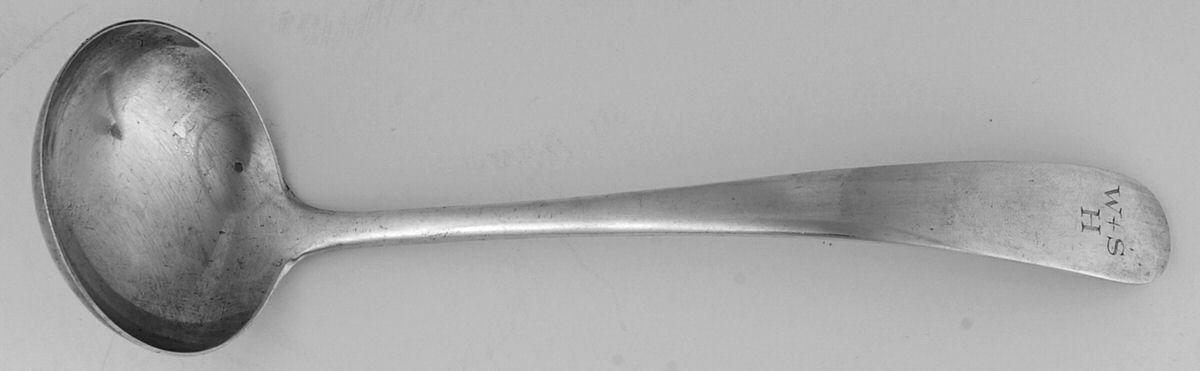 Old Maryland-Plain (Sterling, 1850) Solid Piece Cream Ladle by Kirk Stieff-1