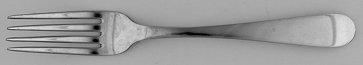 Old Maryland-Plain (Sterling, 1850) Coin Silver Fork by Kirk Stieff-1