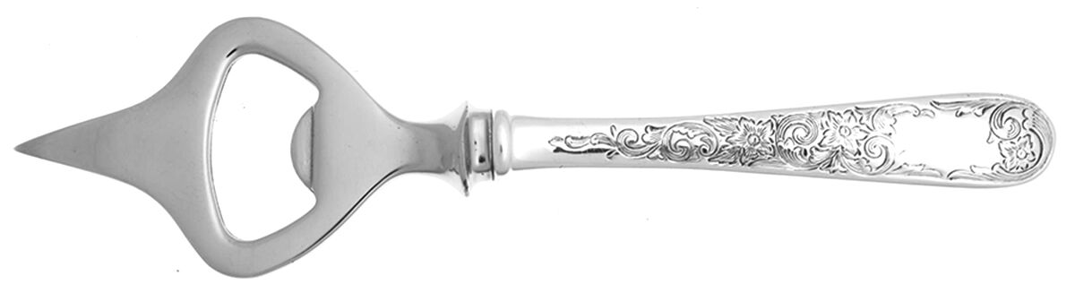 Old Maryland-Engv (Sterling, 1936, No Monos) Bottle/Can Opener with Stainless Bowl HC by Kirk Stieff-1