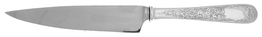 Old Maryland-Engv (Sterling, 1936, No Monos) Knife-Cheese/Stainless Blade by Kirk Stieff-1