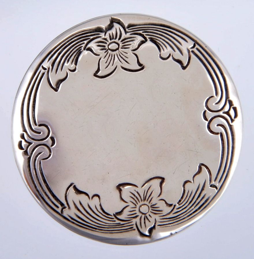 Old Maryland-Engv (Sterling, 1936, No Monos) Brooch by Kirk Stieff-1