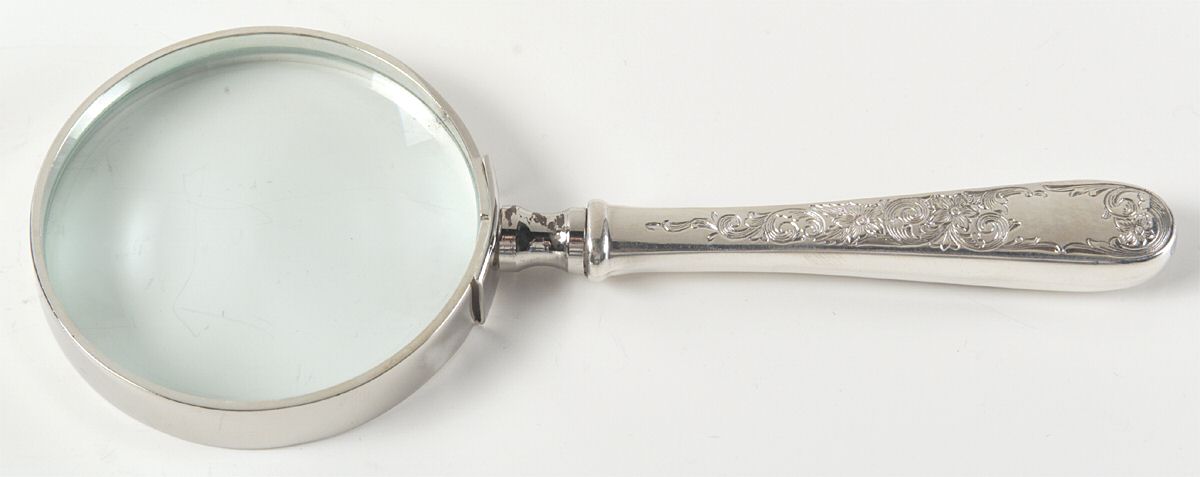 Old Maryland-Engv (Sterling, 1936, No Monos) Magnifying Glass by Kirk Stieff-1