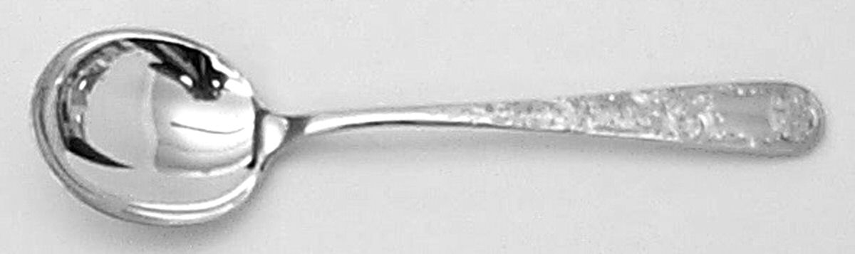 Old Maryland-Engv (Sterling, 1936, No Monos) Round Bowl Soup Spoon Large (Cream Soup) by Kirk Stieff-1