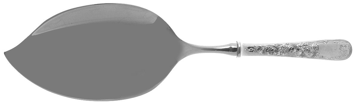 Old Maryland-Engv (Sterling, 1936, No Monos) Large Hollow Handle Fish Serving Knife by Kirk Stieff-1