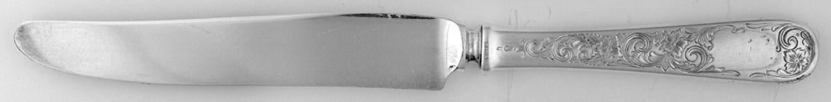 Old Maryland-Engv (Sterling, 1936, No Monos) New French Hollow Knife with Bolster by Kirk Stieff-1