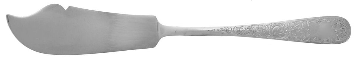 Old Maryland-Engv (Sterling, 1936, No Monos) Flat Handle Master Butter Knife by Kirk Stieff-1
