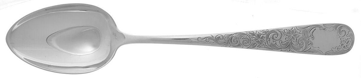 Old Maryland-Engv (Sterling, 1936, No Monos) Dessert/Oval Soup Spoon by Kirk Stieff-1