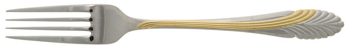 Palmyra-Gold (Stainless, Gold Accent) Fork by Kirk Stieff-1