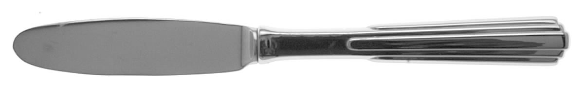 Parallel (Stainless) Modern Hollow Butter Spreader (Stainless) by Kirk Stieff-1