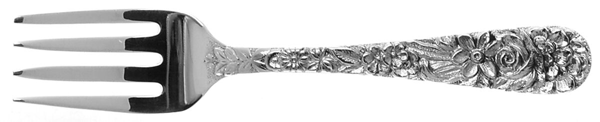 Personna (Sterling, 1959, No Monograms, Glossy) Baby Fork by Kirk Stieff-1