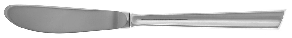 Personna (Sterling, 1959, No Monograms, Glossy) Modern Hollow Butter Spreader (Stainless) by Kirk Stieff-1