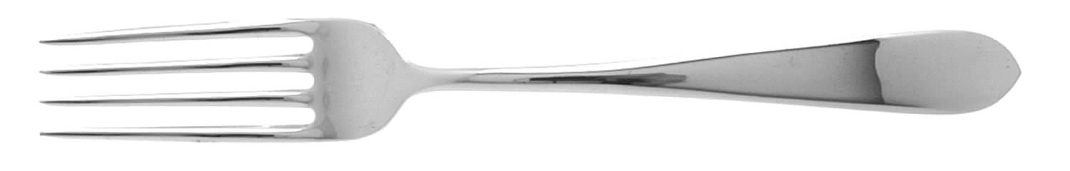 Plain Antique (Silverplate, 1980) Fork by Kirk Stieff-1