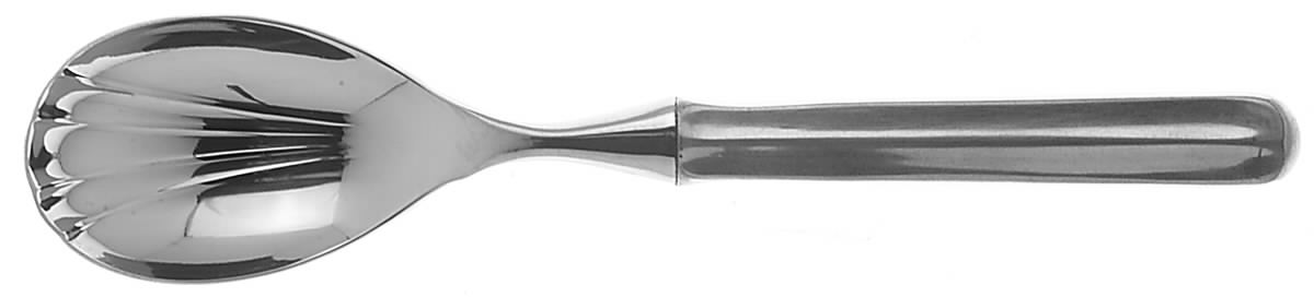 Plainsfield (Pewter) Sugar Shell Spoon by Kirk Stieff-1