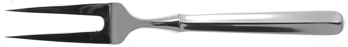 Plainsfield (Pewter) Medium Solid Cold Meat Serving Fork by Kirk Stieff-1