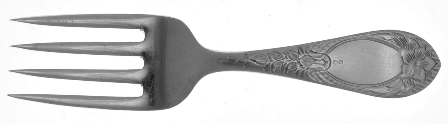Primrose (Sterling, 1933) Small Baby Fork by Kirk Stieff-1