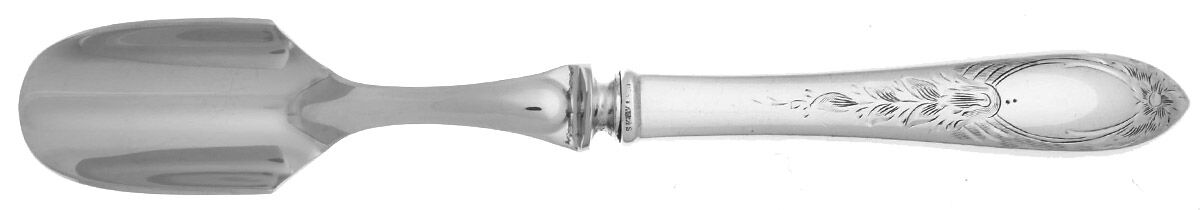 Primrose (Sterling, 1933) Cheese Scoop with Stainless Scoop HC by Kirk Stieff-1