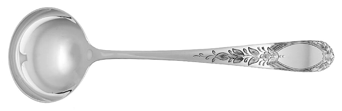 Primrose (Sterling, 1933) Solid Gravy Ladle by Kirk Stieff-1