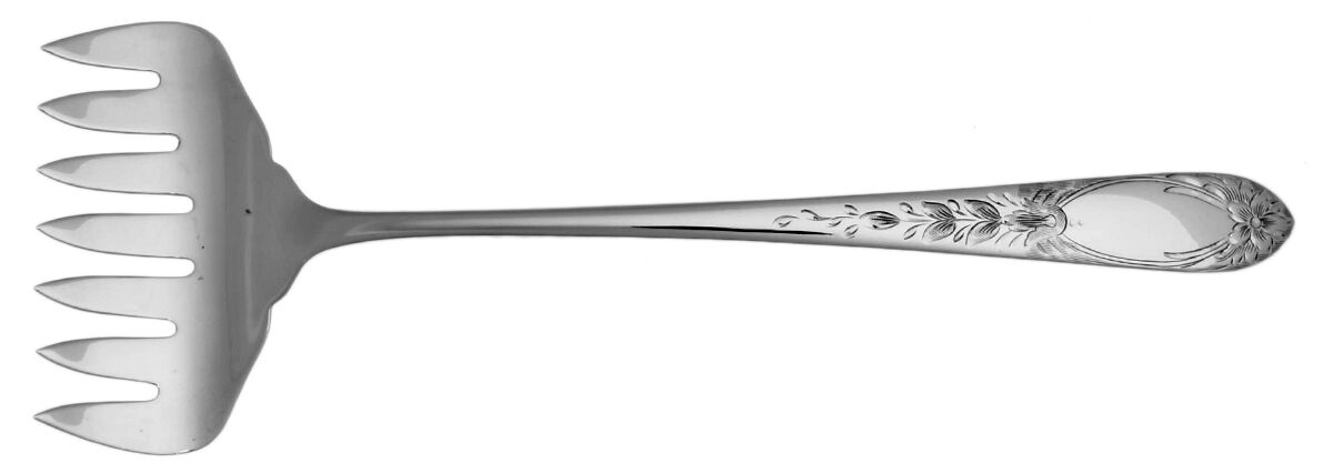 Primrose (Sterling, 1933) Bacon Fork (All Solid Piece) by Kirk Stieff-1
