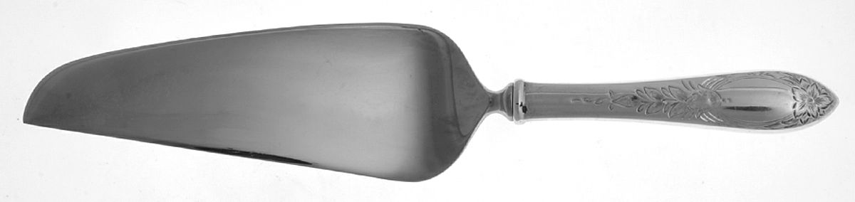 Primrose (Sterling, 1933) Pie & Cake Server with Stainless Blade by Kirk Stieff-1