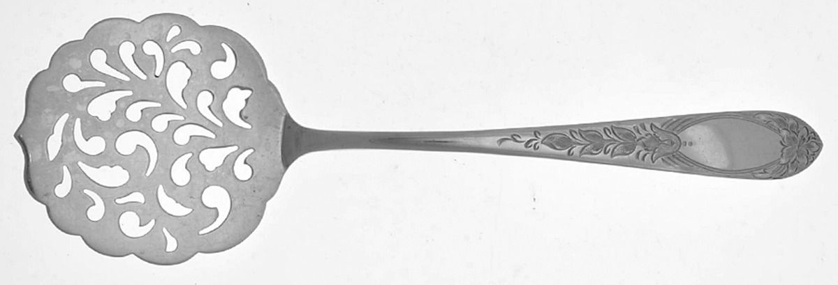 Primrose (Sterling, 1933) Tomato Server, Solid Piece by Kirk Stieff-1