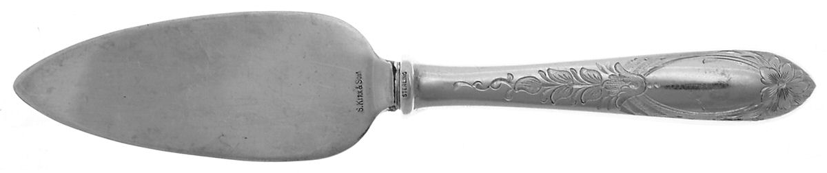 Primrose (Sterling, 1933) Cheese Server Hollow Handle, Sterling Blade by Kirk Stieff-1