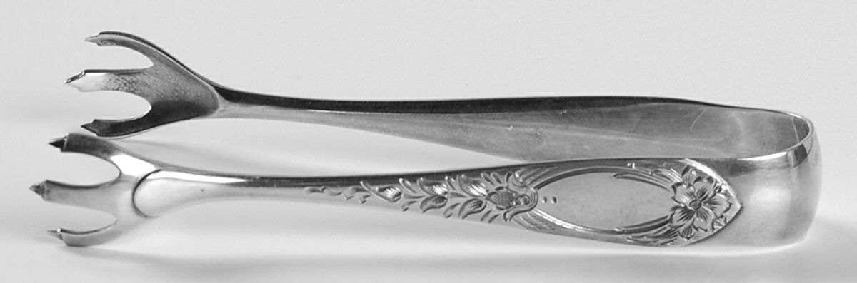 Primrose (Sterling, 1933) Sugar Tongs by Kirk Stieff-1