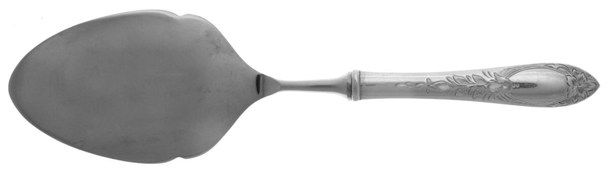 Primrose (Sterling, 1933) Pastry Server with Stainless Blade by Kirk Stieff-1